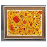 'Games of Chance' Abstract Acrylic Painting