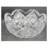 Signed Cut Crystal Bowl