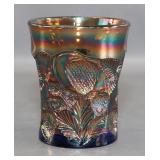 RARE Cambridge Blue Carnival Glass Tumbler