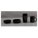 Black Glass pieces