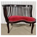 Mahogany Settee