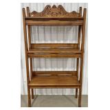 Three Tier Folding Whatnot