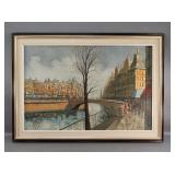 Painting  --Paris Street Scene