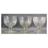 EAPG 'Buttermilk' goblets
