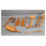 Wooden Kitchen Utensils and Tools