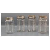 Crown Glass Canning Jars with Lids