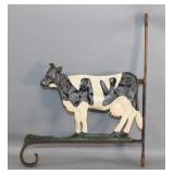 Cast Iron Dairy Cow Plant Holder