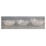 Cut Cystal Bowls