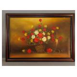 Floral Oil on Canvas