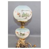 'Gone with The Wind' style Hurricane Lamp