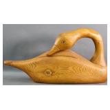 Hand-Carved Wooden Decoy