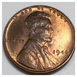 1946 Lincoln Wheat Cent Penny Uncirculated Red 1946 Lincoln Wheat Cent Penny Uncirculated Red