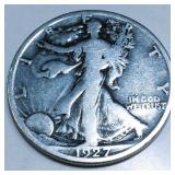 1927-S Walking Liberty Half Dollar Rare Date