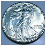 1942-D Walking Liberty Half Dollar Uncirculated