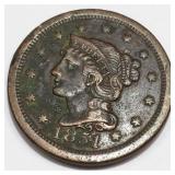 1851 Braided Hair Large Cent High Grade