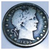 1895-O Barber Half Dollar Rare Date