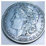 1889-CC Morgan Silver Dollar High Grade Rare Date