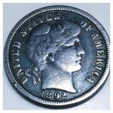 1892-O Barber Dime High Grade Rare Date