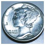 1929-S Mercury Silver Dime Uncirculated