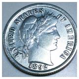 1892 Barber Dime High Grade