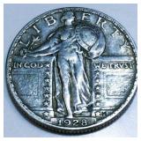 1928 Standing Liberty Quarter High Grade