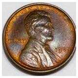 1909 VDB Lincoln Wheat Cent Penny Uncirculated