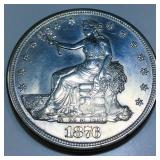 1876-S Trade Silver Dollar AU/BU