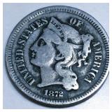 1872 Three Cent Nickel