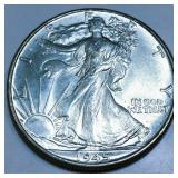 1945 Walking Liberty Half Dollar Uncirculated