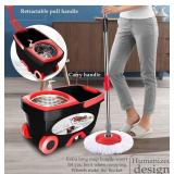 NEW-$64 Spin Mop Bucket Floor Cleaning NEW-$64 Spin Mop Bucket Floor Cleaning