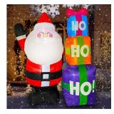 NEW 6'Ft Christmas Inflatable Santa Decor NEW 6'Ft Christmas Inflatable Santa Decor