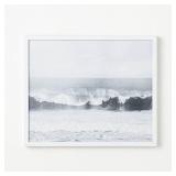 NEW $45 20'X24' Waves Rolling in Framed UnderGlass NEW $45 20'X24' Waves Rolling in Framed UnderGlass