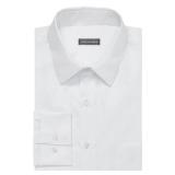 NEW-$40 Mens Dress Shirt Regular Fit Poplin Solid NEW-$40 Mens Dress Shirt Regular Fit Poplin Solid
