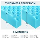 NEW-$81 Mattress Topper Queen 2 Inch NEW-$81 Mattress Topper Queen 2 Inch