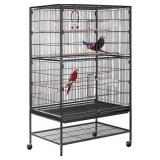 NEW $295 53 Inch Wrought Iron Large Bird Cage NEW $295 53 Inch Wrought Iron Large Bird Cage