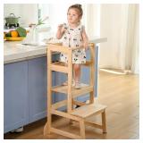 NEW $130 Adjustable Height Kitchen Step Stool NEW $130 Adjustable Height Kitchen Step Stool