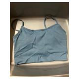 (S) Cropped Tank with Built in Bra (S) Cropped Tank with Built in Bra