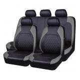 NEW-$139 Car Seat Covers Full Set Black and White NEW-$139 Car Seat Covers Full Set Black and White