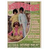 NEW 23.4x33' The Supremes Concert Bill Poster NEW 23.4x33' The Supremes Concert Bill Poster