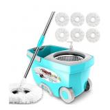 NEW-$74 Spin Mop Bucket System NEW-$74 Spin Mop Bucket System