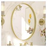 $160 Gold Oval Mirror 22x30 $160 Gold Oval Mirror 22x30