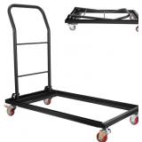 NEW $190 Black Folding Chairs Rack NEW $190 Black Folding Chairs Rack