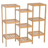 NEW-$56 9-Tier Bamboo Plant Stand NEW-$56 9-Tier Bamboo Plant Stand