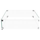 NEW $177 Square Flame Guard Glass NEW $177 Square Flame Guard Glass