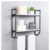 NEW $110 2-Tier 23.6' Bathroom Shelves NEW $110 2-Tier 23.6' Bathroom Shelves