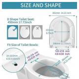 NEW $57 Toilet Seat D Shape NEW $57 Toilet Seat D Shape