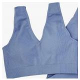 NEW (S) Deep V Neck Sports Bra, BLACK NEW (S) Deep V Neck Sports Bra, BLACK