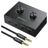 NEW $31 4 Port Audio Stereo Switcher NEW $31 4 Port Audio Stereo Switcher