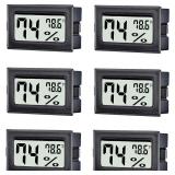 6 Pack Mini Digital Thermometer Hygrometer 6 Pack Mini Digital Thermometer Hygrometer