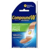 NEW 2PK Compound W Maximum Strength Invisible Pads NEW 2PK Compound W Maximum Strength Invisible Pads